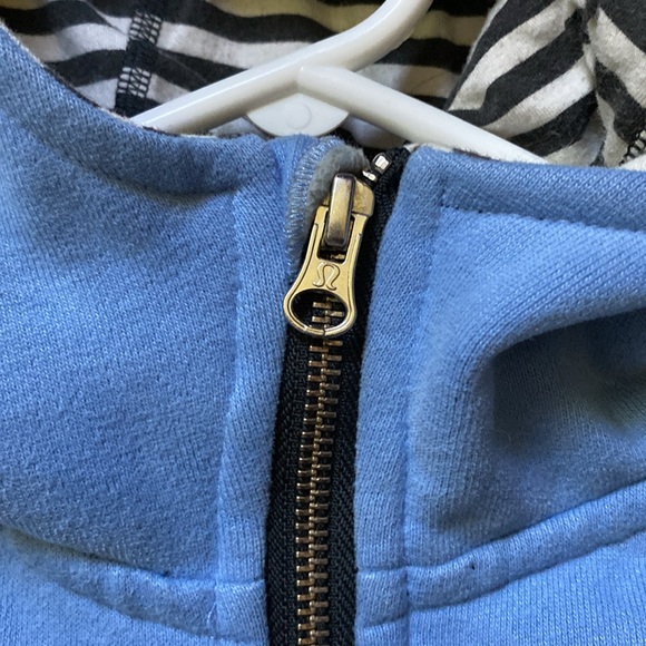 Lululemon Scuba Special Edition Light Blue Zip Up Sweater - Picture 3 of 6